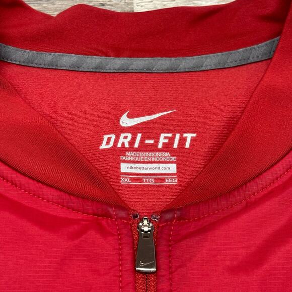 Nike Dri Fit Iowa State Cyclones ISU Red 2XL Mini Swoosh NCAA Windbreaker Jacket - Picture 4 of 10